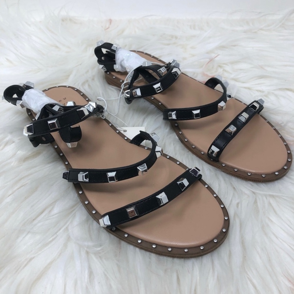 A New Day Astrid Women Black Strap Sandals